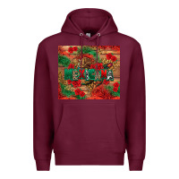 Burgundy Mexicana Premium Hoodie - texasbilliewilder