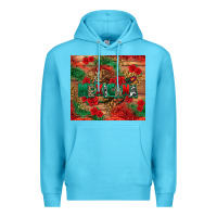 Ocean Blue Mexicana Premium Hoodie - texasbilliewilder