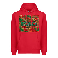 Red Mexicana Premium Hoodie - texasbilliewilder