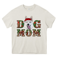 Cream christmas  white shepherd dog mom Heavy Core Tee - RanaPortraitStore
