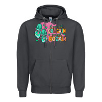 Smoke if you aint crockin you aint rockin Zipper Hoodie - MaliasSmallBusiness