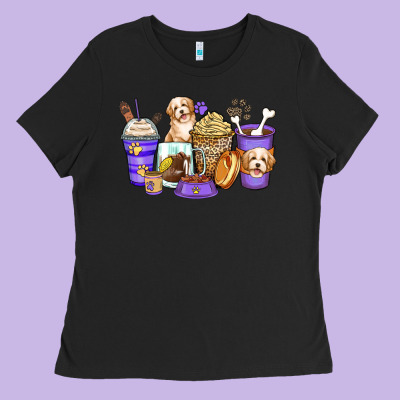 Havanese Terrier Coffee Cups Ladies Tee Designed By Zillion Design Studio