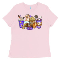 Bubblegum Pink havanese terrier coffee cups Ladies Tee - Zillion Design Studio