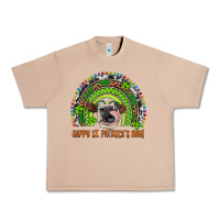 Burro Western Happy St. Patrick's Day Cow Rainbow Urban Heavy Tee - Artiststas