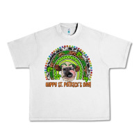 Lunar Rock Western Happy St. Patrick's Day Cow Rainbow Urban Heavy Tee - Artiststas