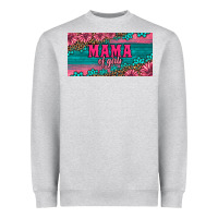 Heather Grey pink roses mama of girls license plate Heavyweight Sweatshirt - Artiststas