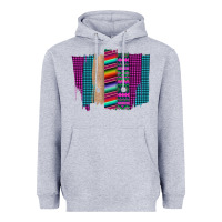 Heather Grey Western Farm Life Serape Brush Stroke Heavyweight Hoodie - Bettercallsaul