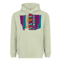 Matcha Western Farm Life Serape Brush Stroke Heavyweight Hoodie - Bettercallsaul