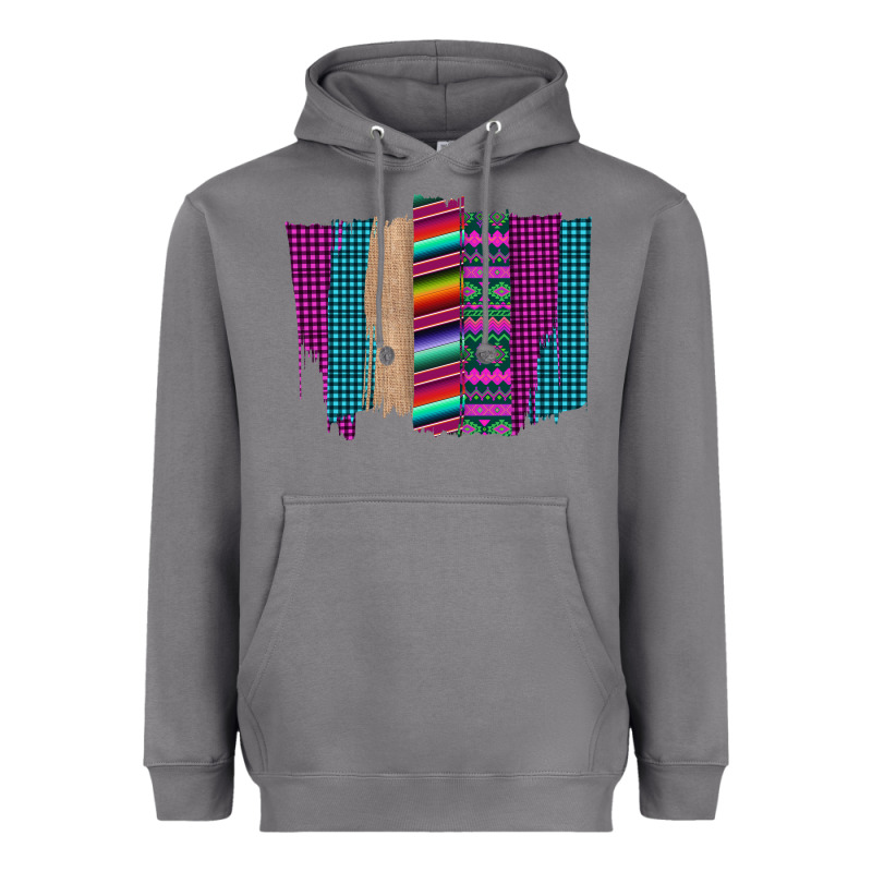 Western Farm Life Serape Brush Stroke Heavyweight Hoodie by Bettercallsaul | Teevron