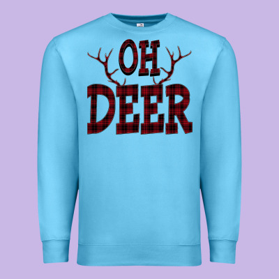 Oh Deer Premium Sweatshirt Designed By Bettercallsaul