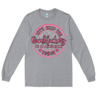 Heather Grey dumbfuckery to minimum Long Sleeve Tee - MaliasSmallBusiness