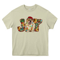 Mossy bulldog christmas joy Heavy Core Tee - RanaPortraitStore
