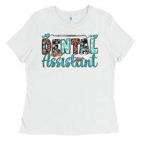 White dental assistant Ladies Tee - JahusDesignShop