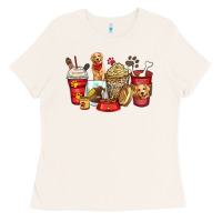 Bone golden retriever coffee cups Ladies Tee - Zillion Design Studio