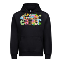 Black Happy Easter Easter Day Urban Hoodie - CowGirlArtShop