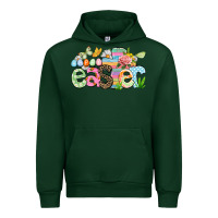 Forest Green Happy Easter Easter Day Urban Hoodie - CowGirlArtShop