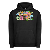 Pigment Black Happy Easter Easter Day Urban Hoodie - CowGirlArtShop