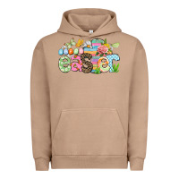 Pigment Burro Happy Easter Easter Day Urban Hoodie - CowGirlArtShop