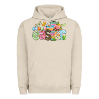 Pigment French Oak Happy Easter Easter Day Urban Hoodie - CowGirlArtShop