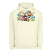 Pigment Pistachio Happy Easter Easter Day Urban Hoodie - CowGirlArtShop