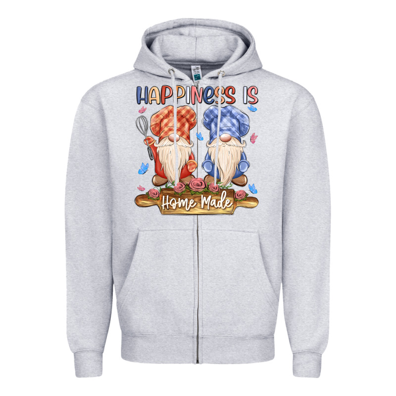 Happiness Is Homemade Zipper Hoodie by MaliasSmallBusiness | Teevron