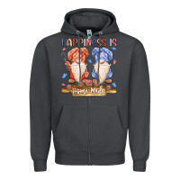 Smoke happiness is homemade Zipper Hoodie - MaliasSmallBusiness