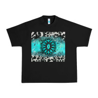 Black gemstone cowhide Urban Heavy Tee - AdoDesignShop