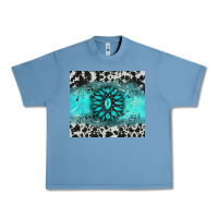Pebble Blue gemstone cowhide Urban Heavy Tee - AdoDesignShop