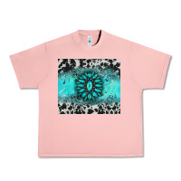 Salmon gemstone cowhide Urban Heavy Tee - AdoDesignShop