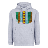 Heather Grey Western Sunflower Farm Life Brush Strokes Heavyweight Hoodie - Bettercallsaul
