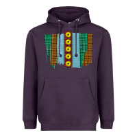 Plum Western Sunflower Farm Life Brush Strokes Heavyweight Hoodie - Bettercallsaul