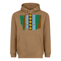 Toasted Coconut Western Sunflower Farm Life Brush Strokes Heavyweight Hoodie - Bettercallsaul