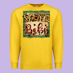 Santa Baby Premium Sweatshirt Designed By Bettercallsaul