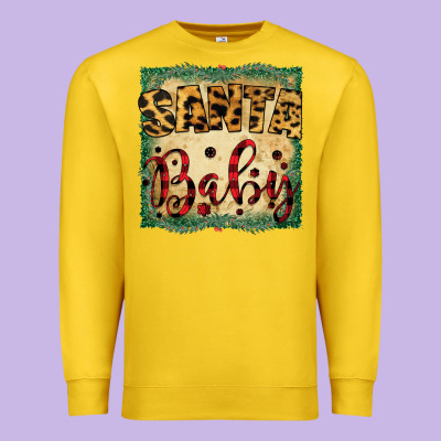 Santa Baby Premium Sweatshirt Designed By Bettercallsaul