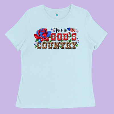 This Is God S Country Ladies Tee Designed By Texasbilliewilder