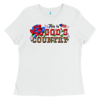 White this is god s country Ladies Tee - texasbilliewilder