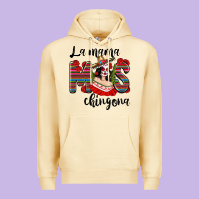 La Mama Mos Chingona Premium Hoodie Designed By Texasbilliewilder