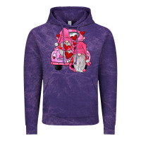 Cloud Purple farm truck,gnomies valentines Vintage Hoodie - JahusDesignShop