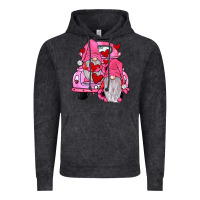 Vintage Black farm truck,gnomies valentines Vintage Hoodie - JahusDesignShop