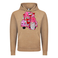 Vintage Coffee farm truck,gnomies valentines Vintage Hoodie - JahusDesignShop