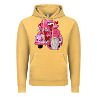 Vintage Mustard farm truck,gnomies valentines Vintage Hoodie - JahusDesignShop