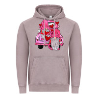 Vintage Zinc farm truck,gnomies valentines Vintage Hoodie - JahusDesignShop