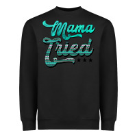 Black mama tried aztec turquoise Heavyweight Sweatshirt - AdoDesignShop