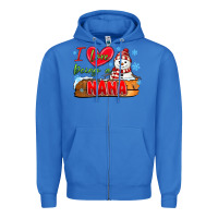 True Royal i love being a nana Zipper Hoodie - MaliasSmallBusiness