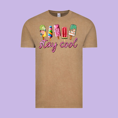 Stay Cool Vintage Tee Designed By Adodesignshop