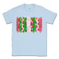 Dusty Blue summer brushstrokes Classic Tee - CowhideDigitalArt