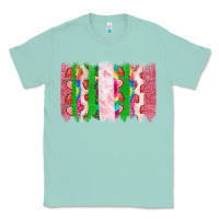 Seafoam summer brushstrokes Classic Tee - CowhideDigitalArt