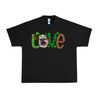 Black Western St. Patrick's Day Love Cow Urban Heavy Tee - Artiststas