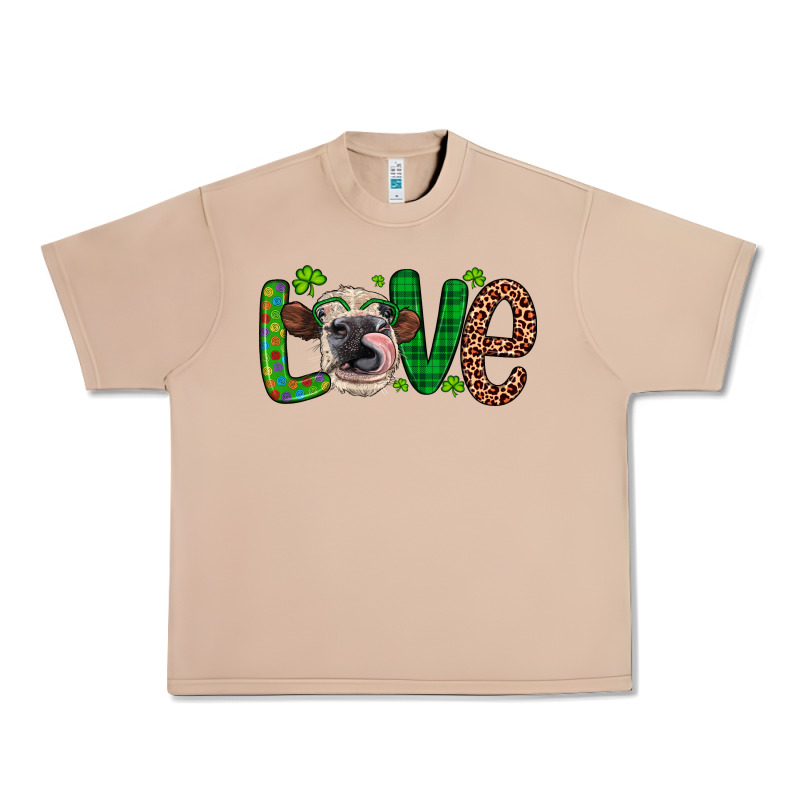 Western St. Patrick's Day Love Cow Urban Heavy Tee by Artiststas | Teevron