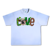 Grape Ice Western St. Patrick's Day Love Cow Urban Heavy Tee - Artiststas